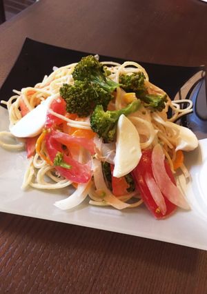 簡単サラダパスタ-レシピのメイン写真