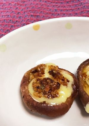 わさび漬けアヒージョ♡しいたけグリル焼き-レシピのメイン写真