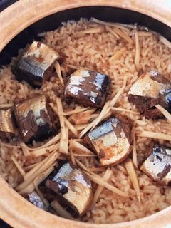 とろさんまの炊き込みご飯(さんま味噌缶)-レシピのメイン写真