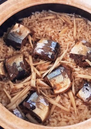 とろさんまの炊き込みご飯（さんま味噌缶）-レシピのメイン写真