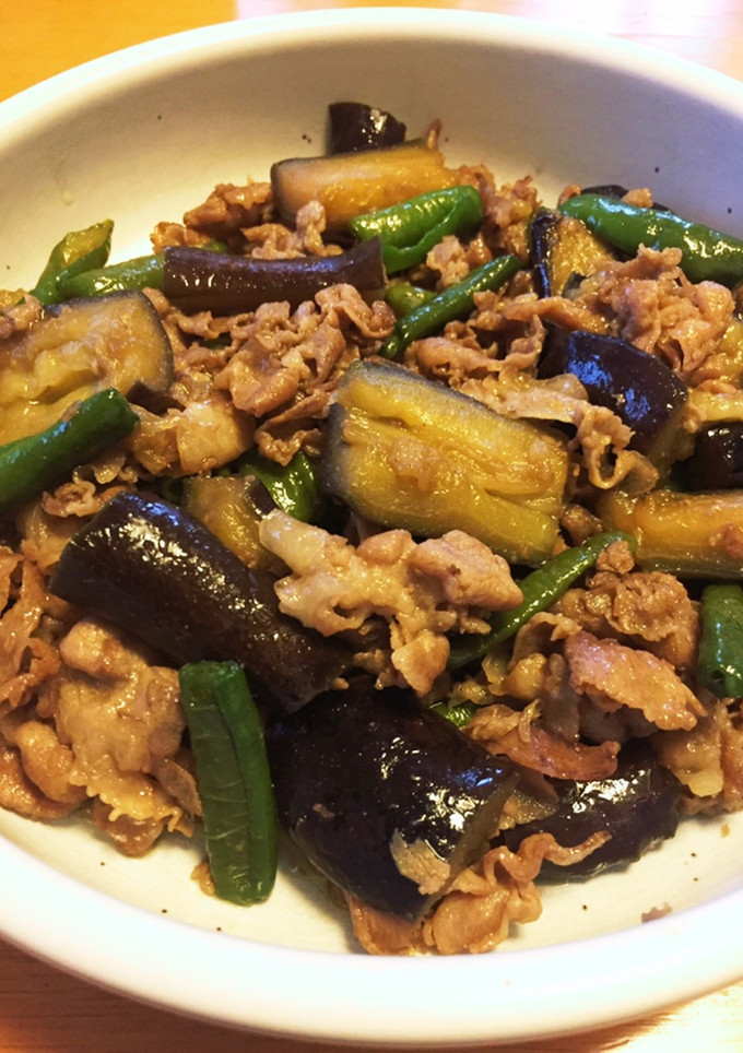 ナスと豚肉の甘辛カレー炒め-レシピのメイン写真