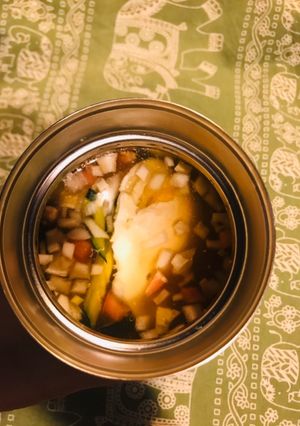 スープジャーで食べる!栄養満点冷静スープ-レシピのメイン写真