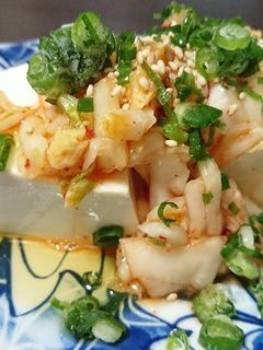 時短簡単なキムチ豆腐-レシピのメイン写真