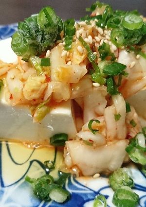 時短簡単なキムチ豆腐-レシピのメイン写真