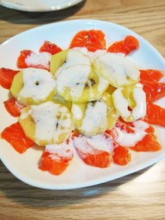 ヨーグルトカルパッチョ-レシピのメイン写真