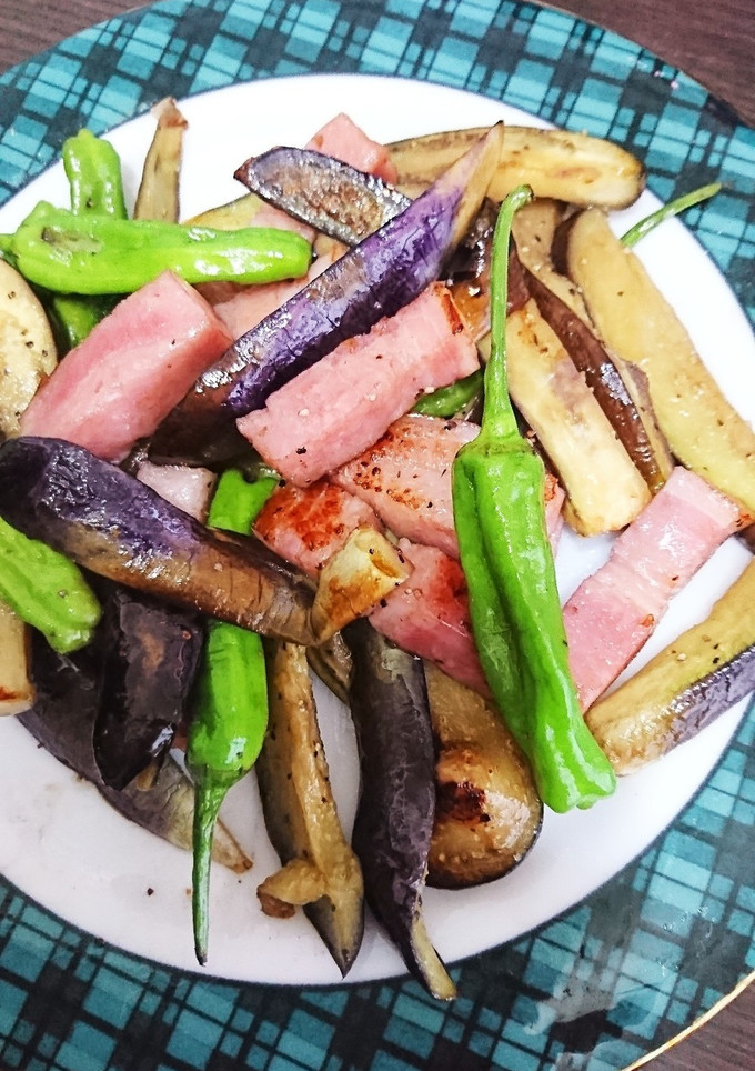 簡単 なすとししとうの炒め物-レシピのメイン写真