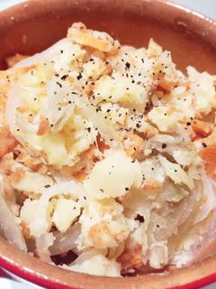 鮭フレークでズボラな洋風ポテトサラダ-レシピのメイン写真