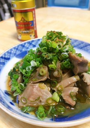 砂ずりポン酢-レシピのメイン写真