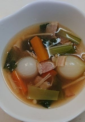 ペコロスの美味しいスープ-レシピのメイン写真