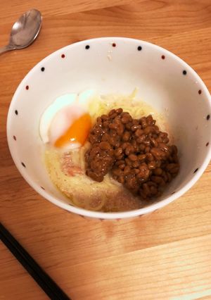 明太子納豆すぱ-レシピのメイン写真
