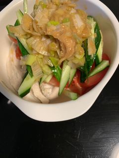 電子レンジでお手軽バンバンジー-レシピのメイン写真