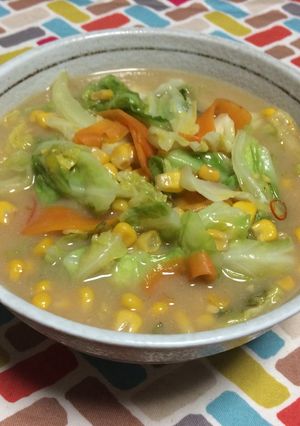超簡単☆基本中の基本♫黄金の味噌ラーメン-レシピのメイン写真