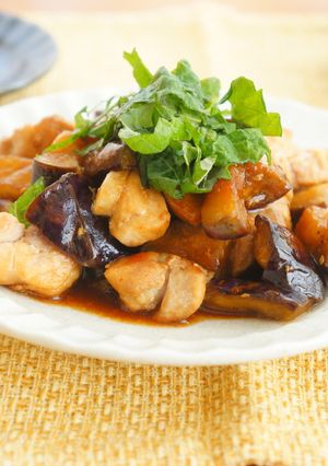 鶏肉となすのオイスターしそ炒め-レシピのメイン写真