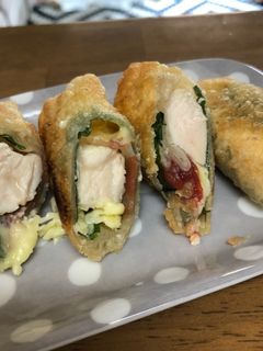 梅ささみ大葉チーズの全粒粉皮春巻き-レシピのメイン写真