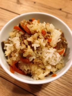 鶏とごぼうの混ぜご飯-レシピのメイン写真