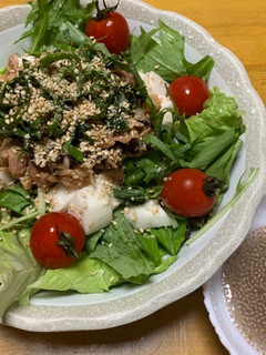 シーチキンと塩昆布のサラダ(チアシード)-レシピのメイン写真