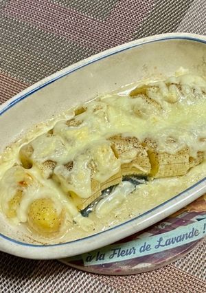 バナナのチーズ焼き・シナモンパウダー風味-レシピのメイン写真