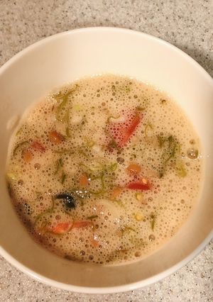 ふわふわでヘルシー☆納豆めかぶトマト-レシピのメイン写真