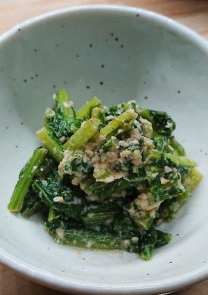 節約上手!かぶの葉のごま和え-レシピのメイン写真