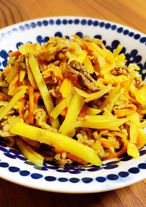 牛肉のカレー醤油野菜炒め-レシピのメイン写真