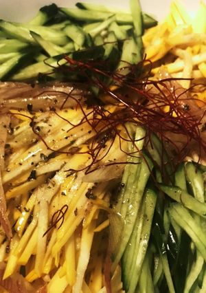 インスタントラーメンで冷やし中華？！-レシピのメイン写真