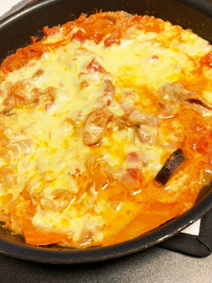 フライパンで手抜き!クリームトマト煮☆-レシピのメイン写真