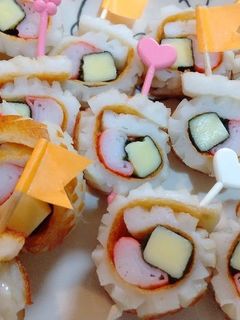 お弁当にちくわ巻き(夏バージョン♪)-レシピのメイン写真