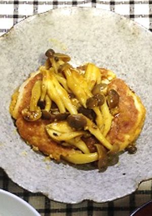カレーソースの豆腐ハンバーグ-レシピのメイン写真