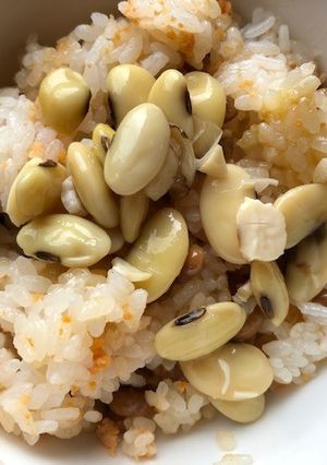 納豆とひやし豆のご飯-レシピのメイン写真
