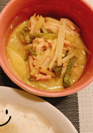 KALDIで時短！グリーンカレー-レシピのメイン写真