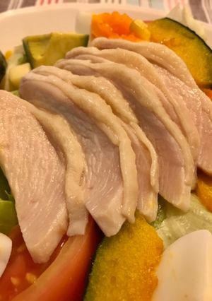 簡単なのにしっとり本格サラダチキン-レシピのメイン写真