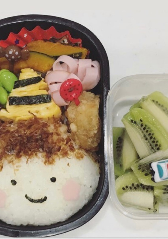 節分 鬼 キャラ弁 お弁当 幼稚園-レシピのメイン写真
