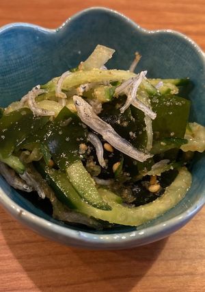 ゆず香る胡瓜とじゃこの和え物-レシピのメイン写真