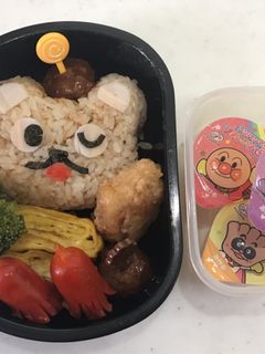 くまさん 幼稚園 お弁当 キャラ弁-レシピのメイン写真