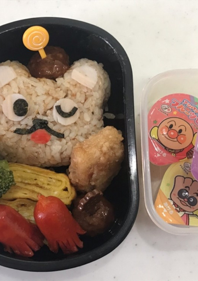 くまさん 幼稚園 お弁当 キャラ弁-レシピのメイン写真