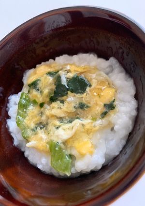 ほうれん草としらすのあんかけ丼　中期から-レシピのメイン写真