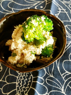 保育園給食★ブロッコリーの白和え-レシピのメイン写真