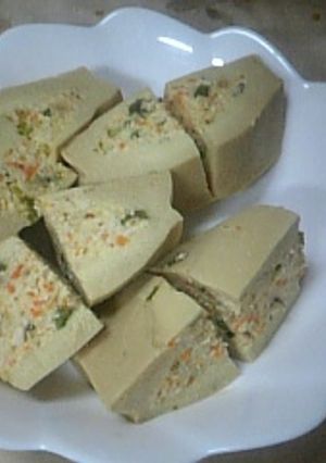 つくね入り高野豆腐のじゅわぁ～-レシピのメイン写真