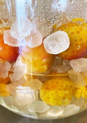 りんご酢で簡単！梅シロップ　梅ジュース-レシピのメイン写真