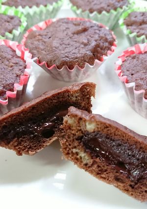砂糖なし☆チョコバナナおから蒸しパン-レシピのメイン写真