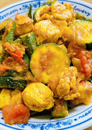 夏野菜のスリランカカレー-レシピのメイン写真