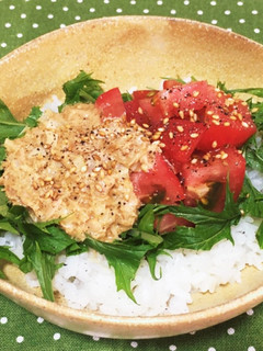 トマトとシーチキンの爽やか丼-レシピのメイン写真