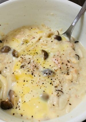 低糖質　豆乳オートミール リゾット-レシピのメイン写真