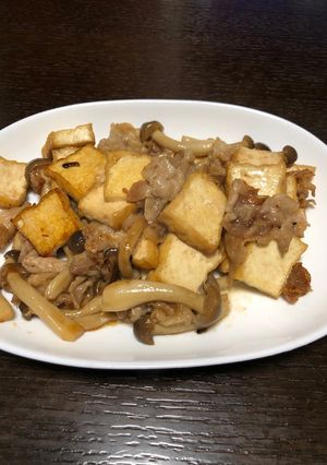 豚肉と厚揚げのオイスター炒め-レシピのメイン写真