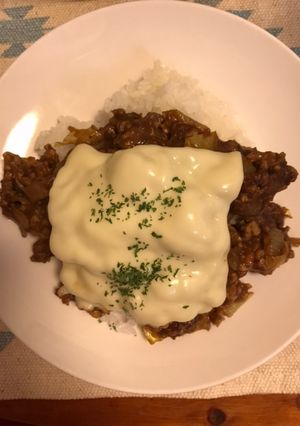 玉ねぎカサ増しキーマカレー-レシピのメイン写真