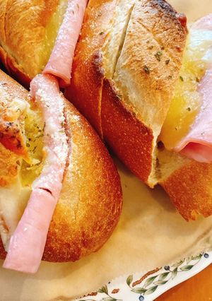 簡単☆ハムチーズのホットオープンサンド-レシピのメイン写真