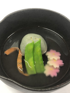 生麩レシピ 蓬そぼろ麸あんかけ-レシピのメイン写真