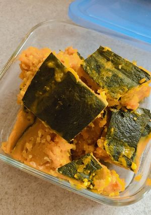 塩麹と水でカボチャの煮物-レシピのメイン写真