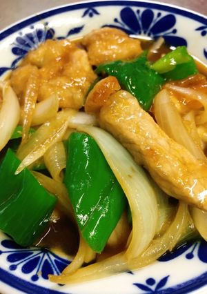 豚肉と玉ねぎとピーマンの揚げ浸し-レシピのメイン写真