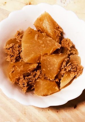 簡単　大根とツナの煮物-レシピのメイン写真
